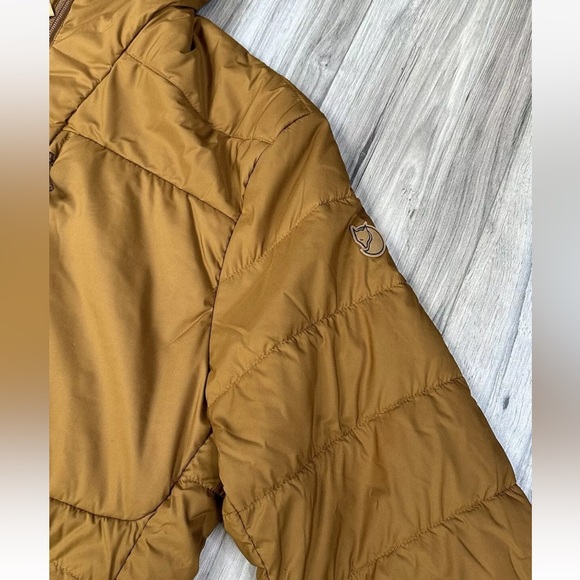 Fjallraven Keb Padded Insulated Hoodie Jacket Puffer Coat Chestnut Mens XL NWT - Picture 5 of 11